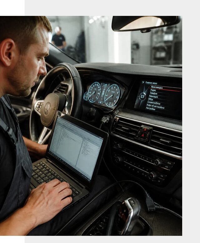 Русификация приборной панели BMW для авто в Петрозаводске от компании