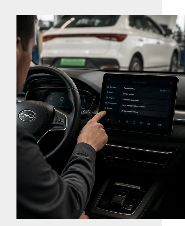 Русификация BYD E2 в Петрозаводске от 15124 р. | ФастМобиль-Птр под ключ